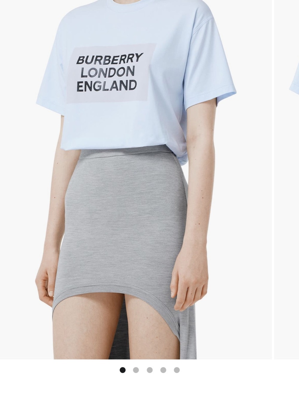 Burberry Ariana Logo print graphic tee
